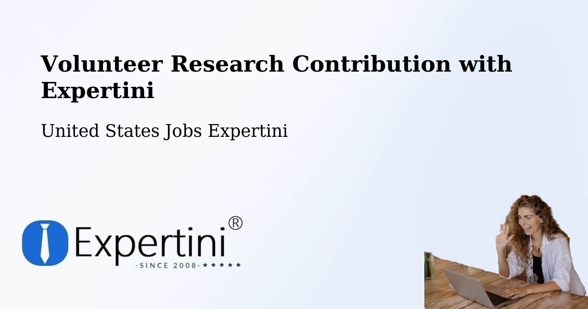 Volunteer Research Contribution Program – Oley - United States Jobs Expertini